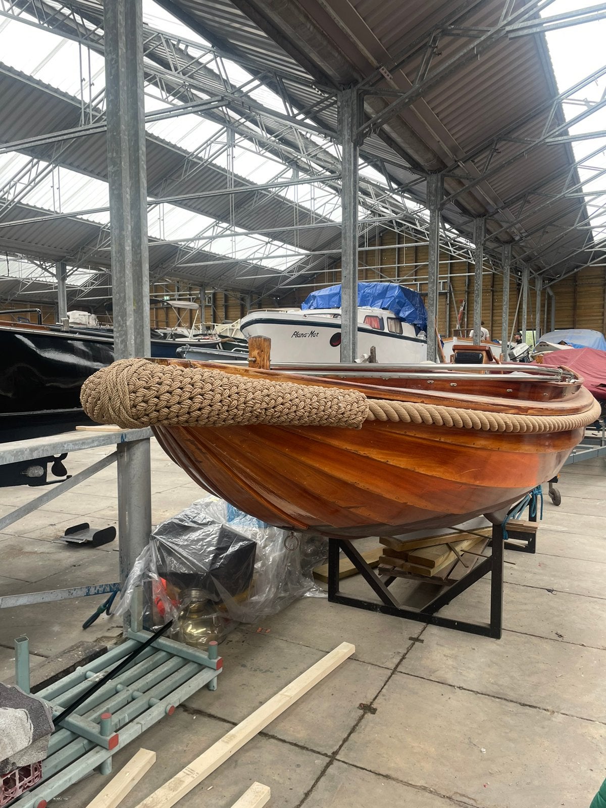Prachtige Helderse Vlet te koop (ligplek bij het nieuwemeer), Watersport en Boten, Sloepen, Gebruikt, Vlet, Afdekzeil, Buiskap