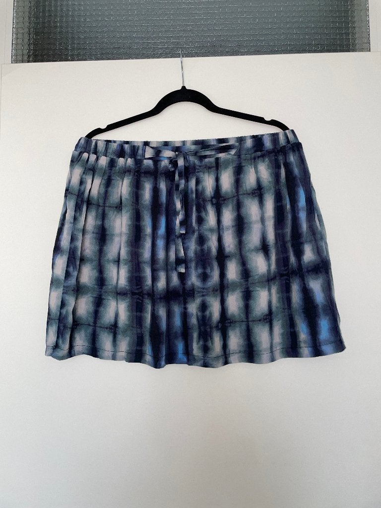 Amaya dames blauwe tie dye blauwe zomer rok skirt mt M, Maat 38/40 (M), Blauw, Ophalen of Verzenden, Zo goed als nieuw