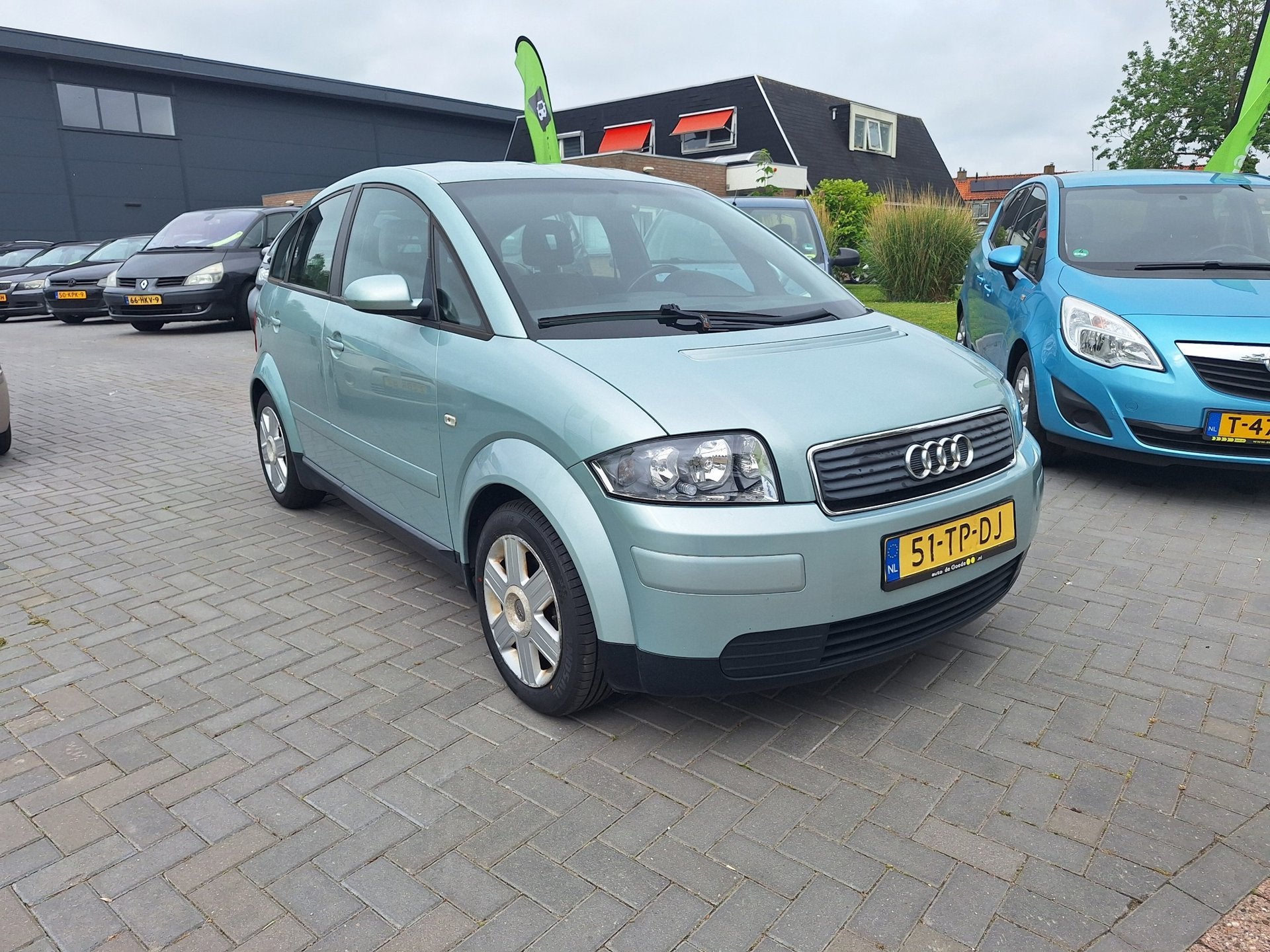 Audi A2 1.4 / Keurige auto / 158.054 km NAP / APK juni 2027, Auto's, Audi, 31 €/maand, 4 cilinders, 4 stoelen, Leder en Stof
