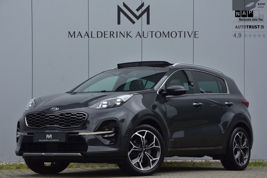Kia Sportage 1.6 T-GDI 4WD GT-Line Panodak, 3D Camera, Navi,, Auto's, Kia, Gebruikt, 4 cilinders, Bedrijf, Vierwielaandrijving