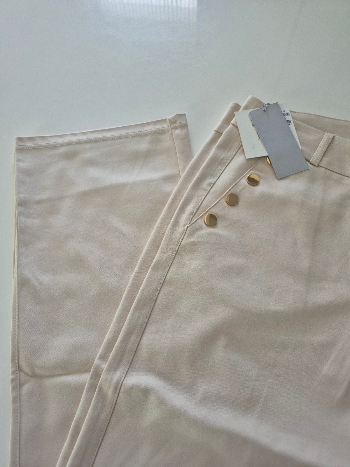 Nieuwe Zizo broek maat 42, light sand met gouden knopen, Zizo, Beige, Maat 42/44 (L), Nieuw