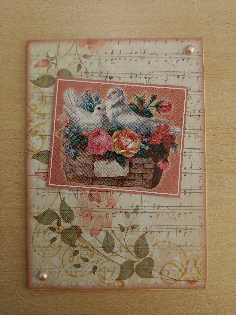 zelfgemaakte kaart nr. 45, Hobby en Vrije tijd, Kaarten | Zelfgemaakt, Ophalen of Verzenden, Nieuw, Overige thema's