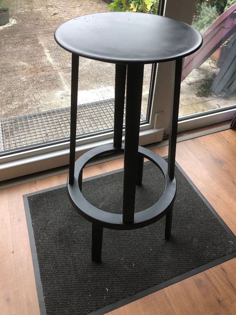 roterende barkruk "hay revolver" 76 cm, Huis en Inrichting, Barkrukken, Draaibaar, Gebruikt, Verzenden, 60 tot 90 cm