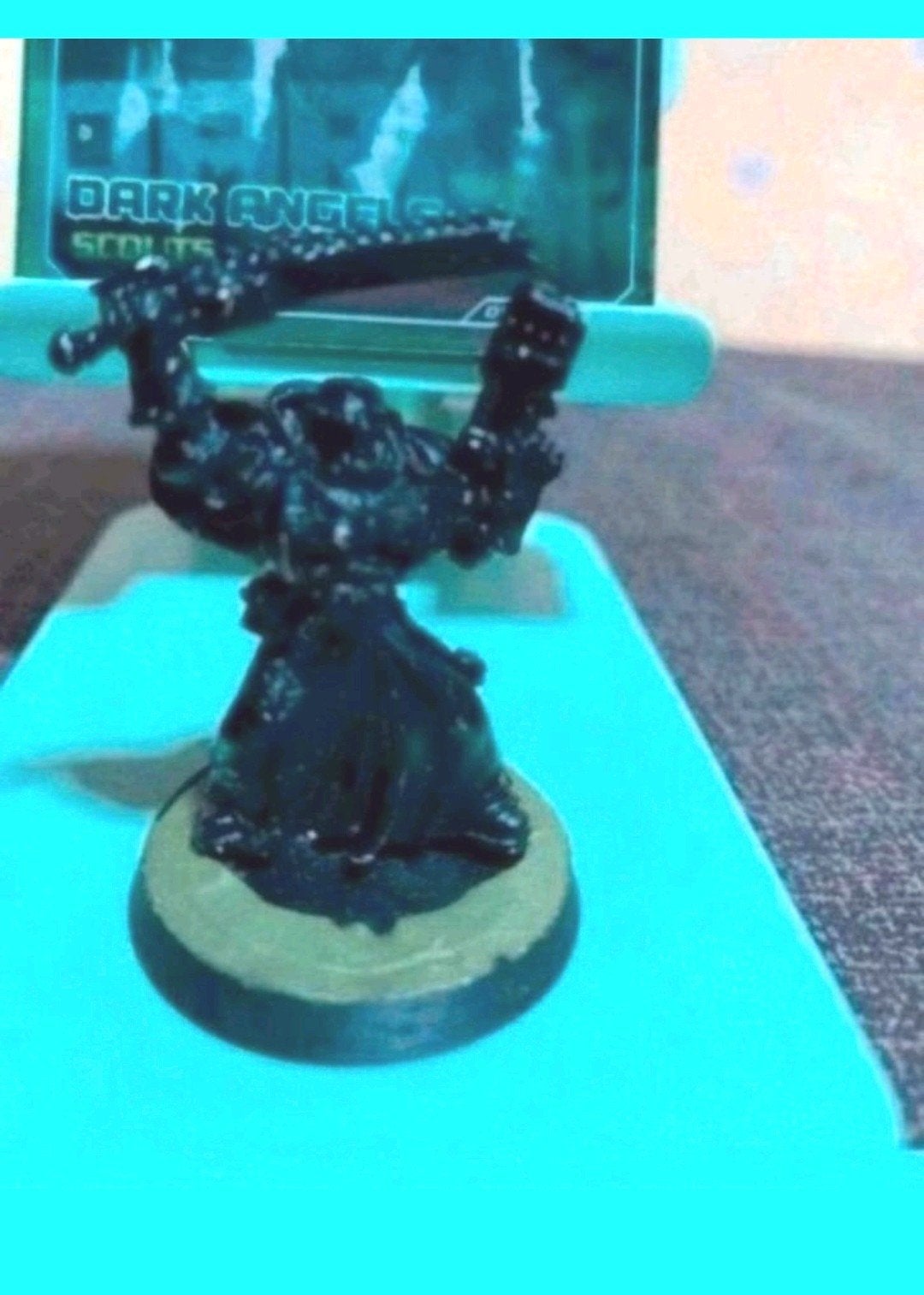 Warhammer Dark Galaxy 40.000 Tactische Sergeant Dark Angels., Ophalen of Verzenden, Zo goed als nieuw, Warhammer, Figuurtje(s)