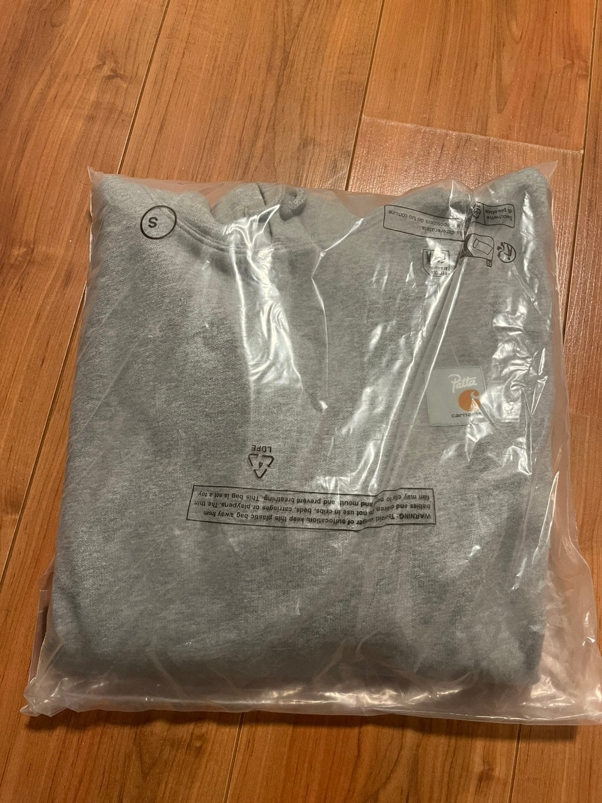 Patta x Charhartt Hoodie, Ophalen of Verzenden, Nieuw, Grijs