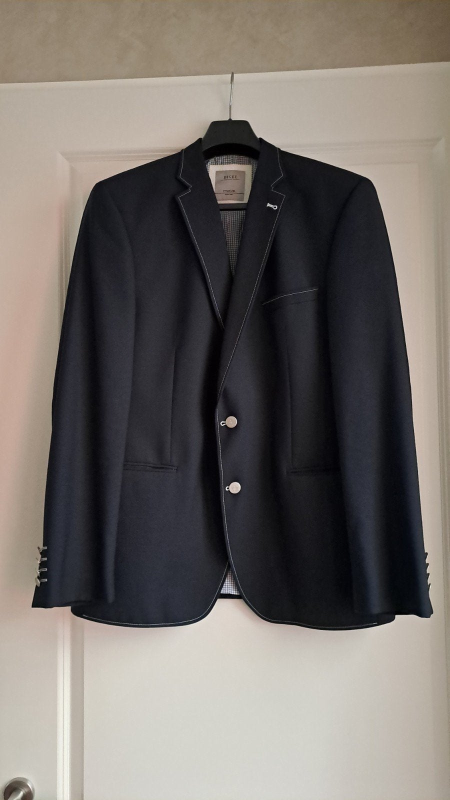 Digel heren colbert - 100% scheerwol - Maat 56, Maat 52/54 (L), Blauw, Digel, Ophalen of Verzenden