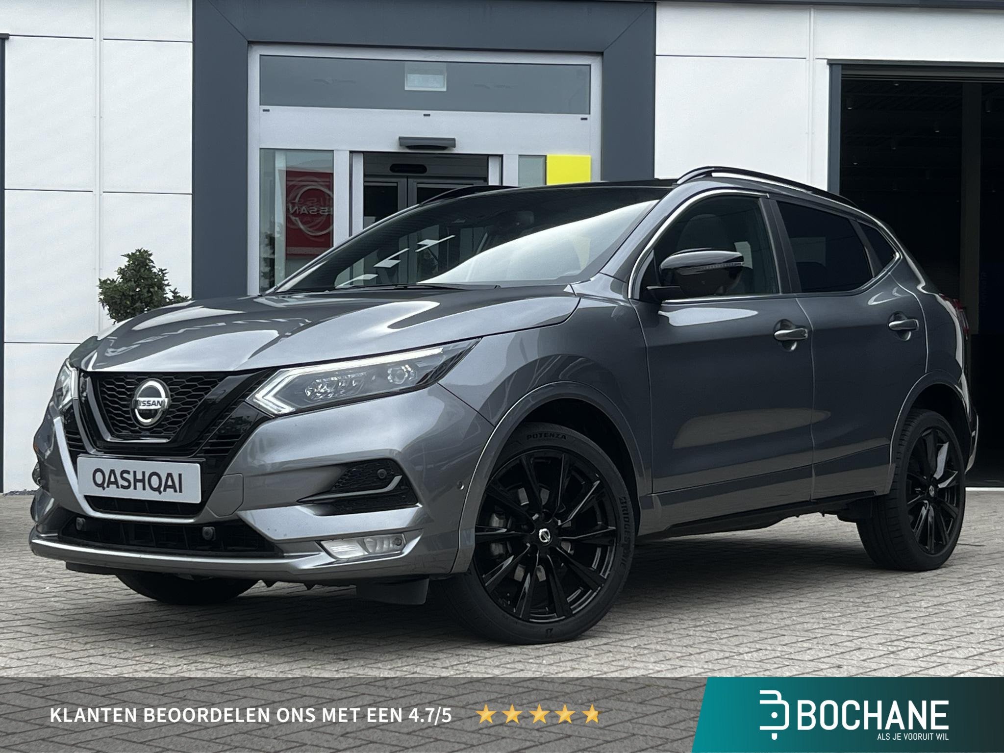 Nissan Qashqai 1.3 DIG-T N-Tec | Trekhaak | Panoramadak | 36, Auto's, Stof, Gebruikt, 4 cilinders, Bedrijf