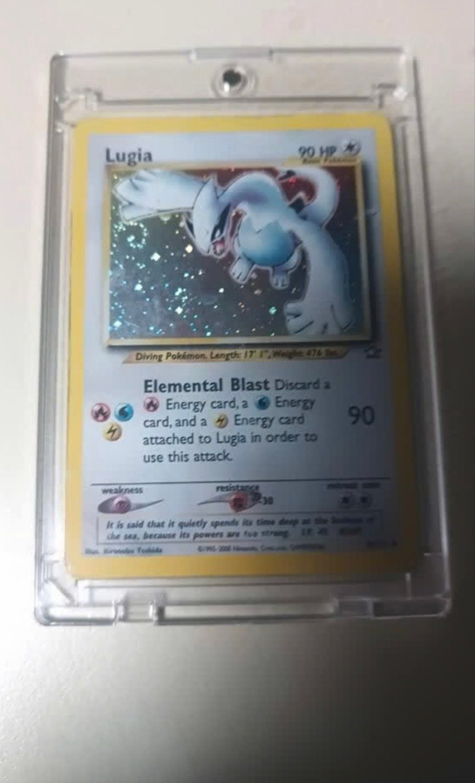 Lugia Pokémon kaart - Neo Genesis (First Edition), Ophalen of Verzenden, Gebruikt, Losse kaart