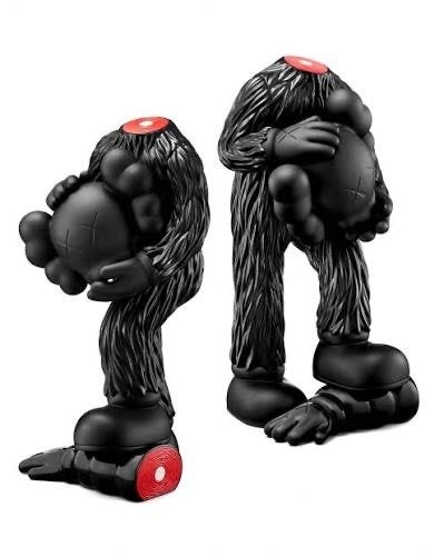 KAWS Fellows Black - Zeldzame Kunstfiguren, Ophalen, Nieuw