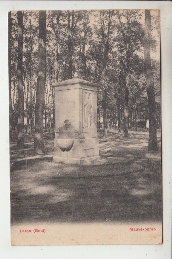 Laren, Mauve-Pomp, Ophalen of Verzenden, Voor 1920, Ongelopen, Noord-Holland