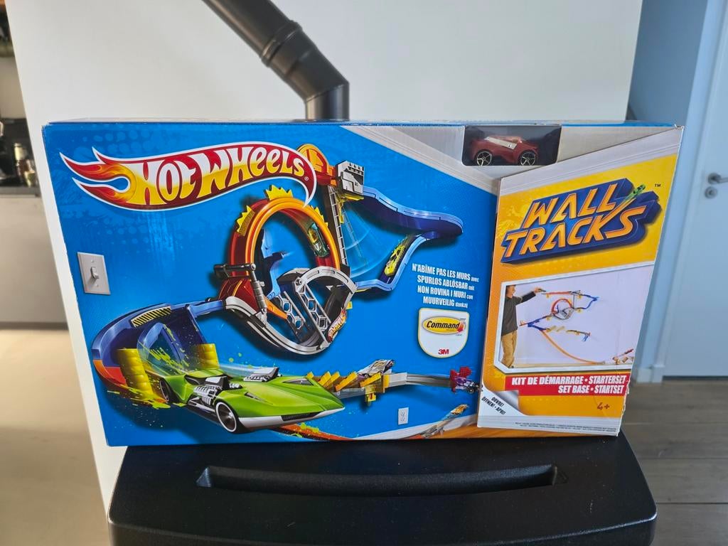 Hot Wheels Wall Tracks Starterset - Nieuw in doos, Racebaan, Zelf te bouwen, Nieuw, Ophalen of Verzenden