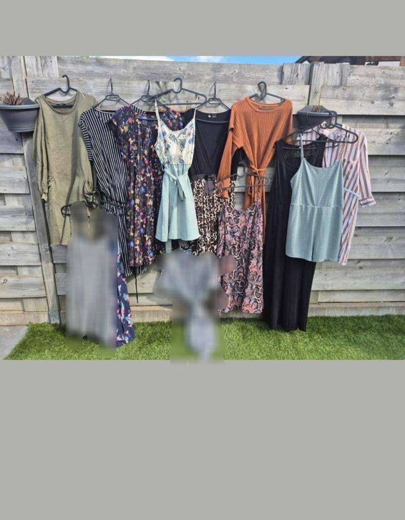 19 jurken draagmaat 40-42-44, Kleding | Dames, Jurken, Diverse, Ophalen of Verzenden, Gedragen, Maat 42/44 (L)