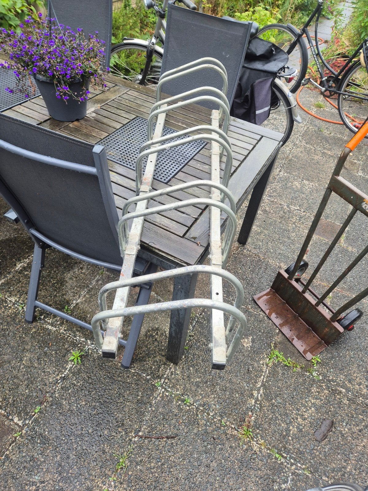 fietsenrek, Ophalen, Gebruikt, Aluminium, Verstelbaar
