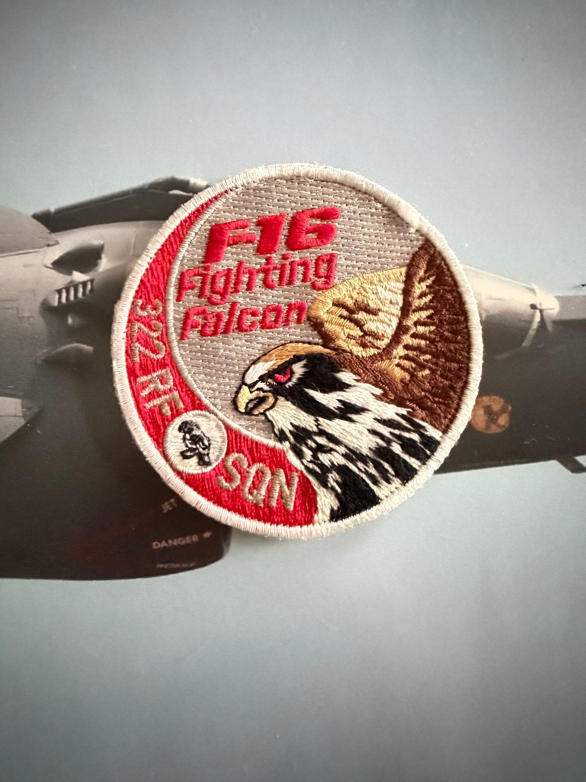 F-16 Fighting Falcon Patch klein/small 322 sqn Rnlaf, Verzamelen, Militaria | Algemeen, Ophalen of Verzenden, Luchtmacht, Nederland