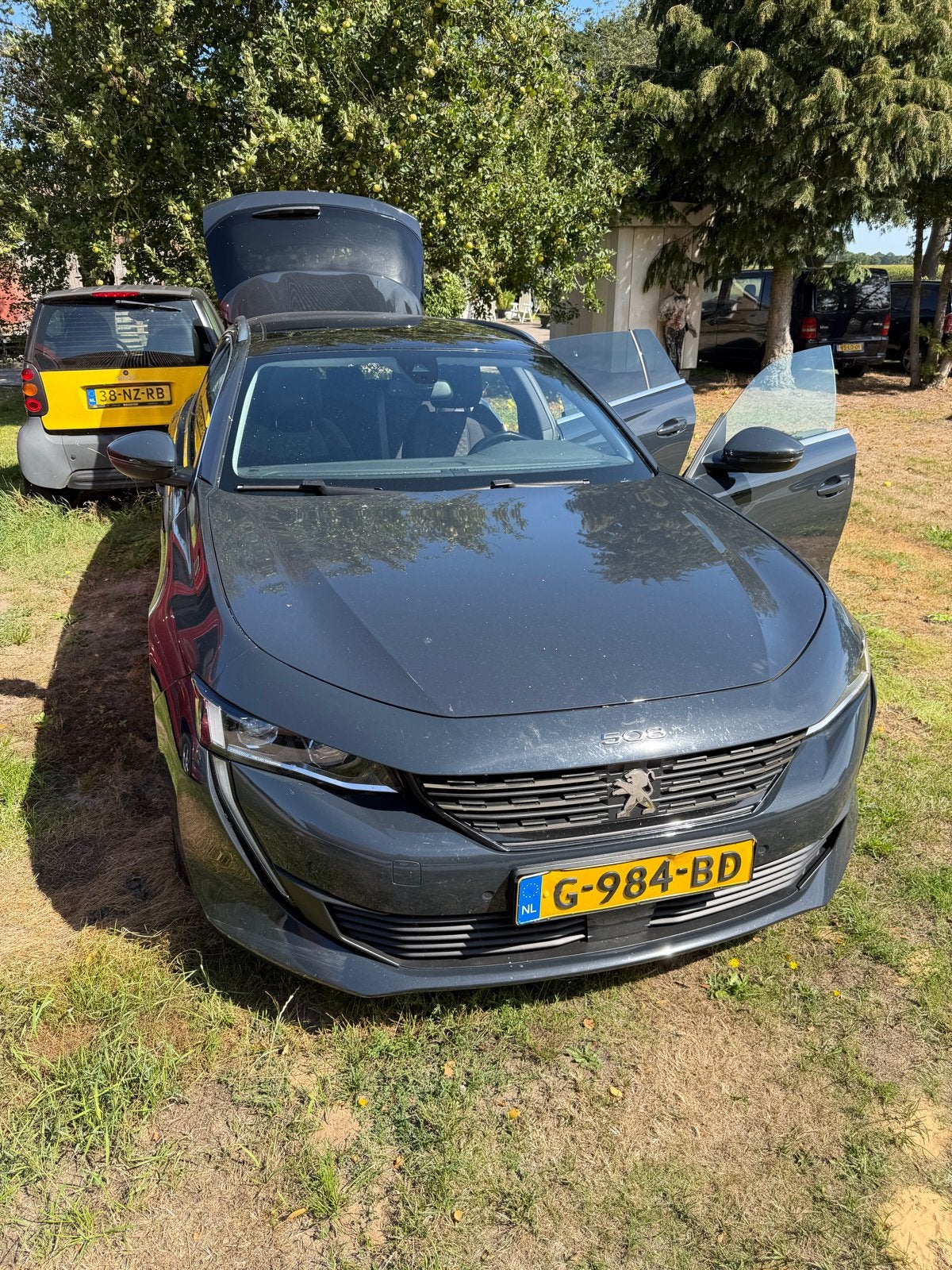 Peugeot 508 1.6 Puretech 180pk S&S Eat8 2019 Grijs, 745 kg, 4 cilinders, Origineel Nederlands, Particulier