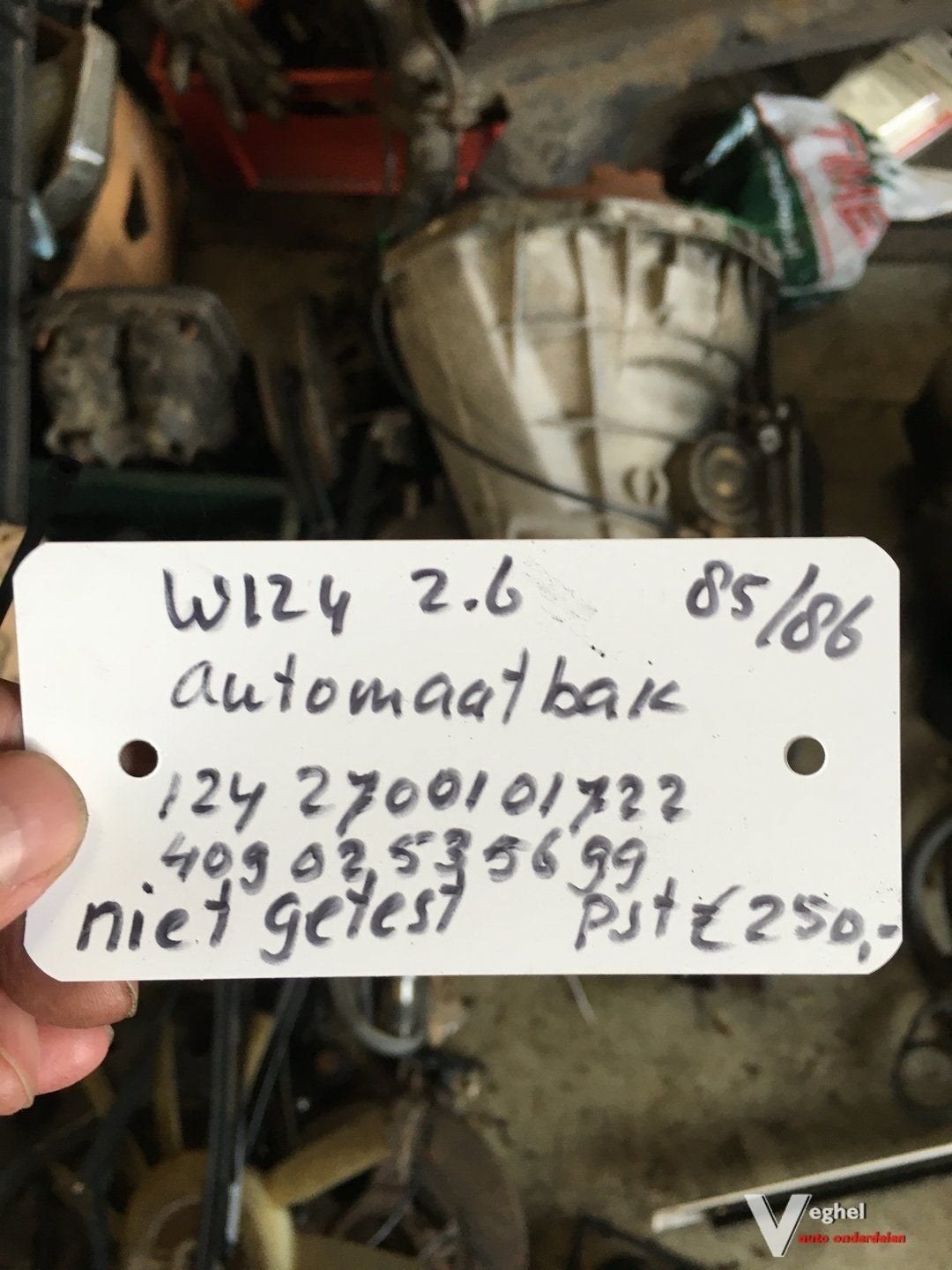 Mercedes W124 2.6 Automaatbak 85/86 niet getest, Auto-onderdelen, Ophalen, Gebruikt, -, -