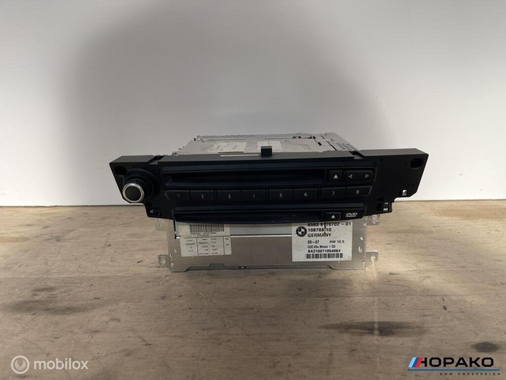 Radio BMW 5 / 6 serie E60 E61 E63 E64 | 65839170702, Auto-onderdelen, Gebruikt, Einsteinlaan 5 rijswijk, Bmw, Ophalen of Verzenden