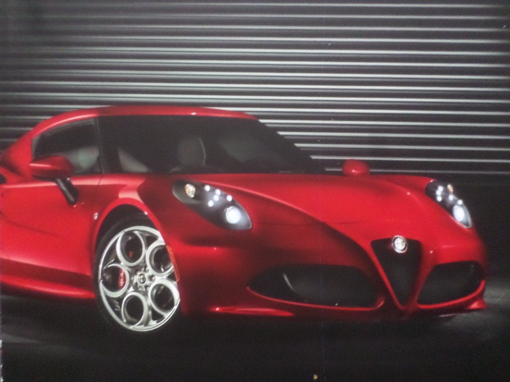 Alfa 4C Coupe Brochure, Boeken, Ophalen of Verzenden, Zo goed als nieuw, Alfa Romeo