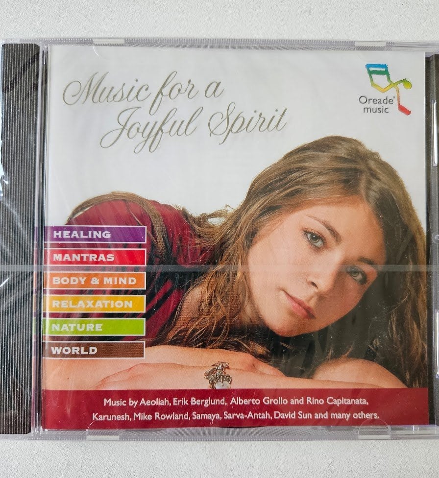 CD music for a joyfull spirit Healing meditatie yoga pilates, Verzenden, Zo goed als nieuw, Yoga, Inclusief doosje