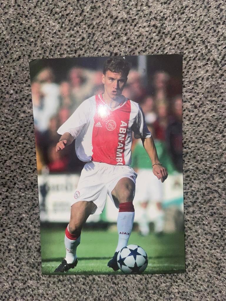 Spelersfoto Ajax Daniel Da Cruz Carvalho, Ophalen of Verzenden, Zo goed als nieuw, Ajax, Spelerskaart