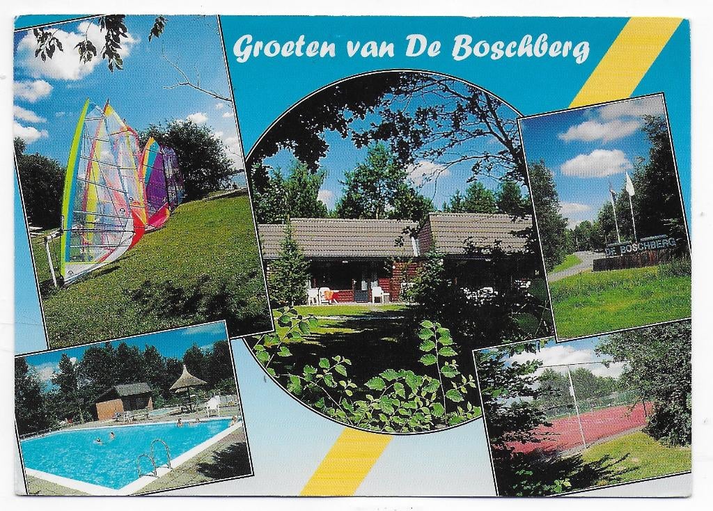 Biddinghuizen De Boschberg  Gelopen Ansichtkaart (B7818), Ophalen of Verzenden, 1980 tot heden, Gelopen