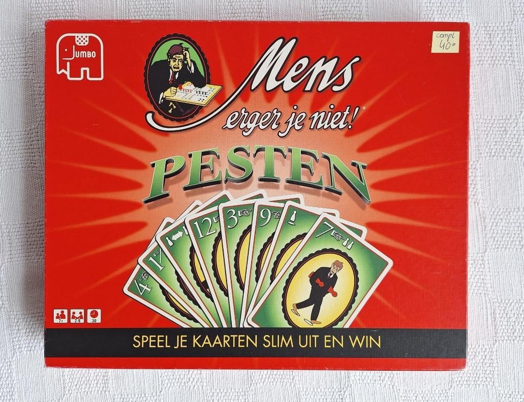 Mens Erger je Niet Pesten, Vijf spelers of meer, Ophalen of Verzenden, Zo goed als nieuw, Jumbo