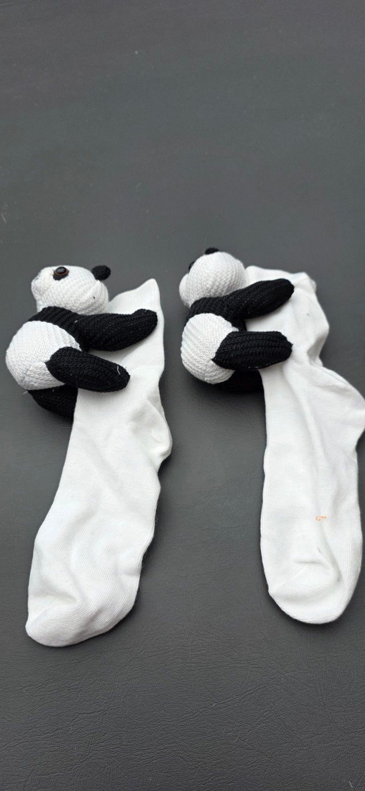 Leuke sokjes met panda's maat 35/40 ?, Kleding | Dames, Verzenden, Zo goed als nieuw, Wit, Sokken en Kniesokken
