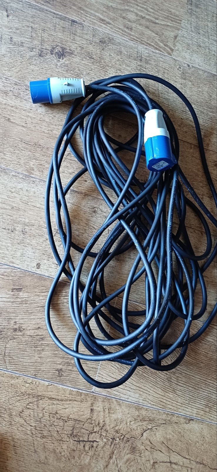 Verlengkabel 15mtr - 16A 2P+E CEE IP44 - 200-250V, Ophalen, Zo goed als nieuw, Overige merken, Kabel of Snoer
