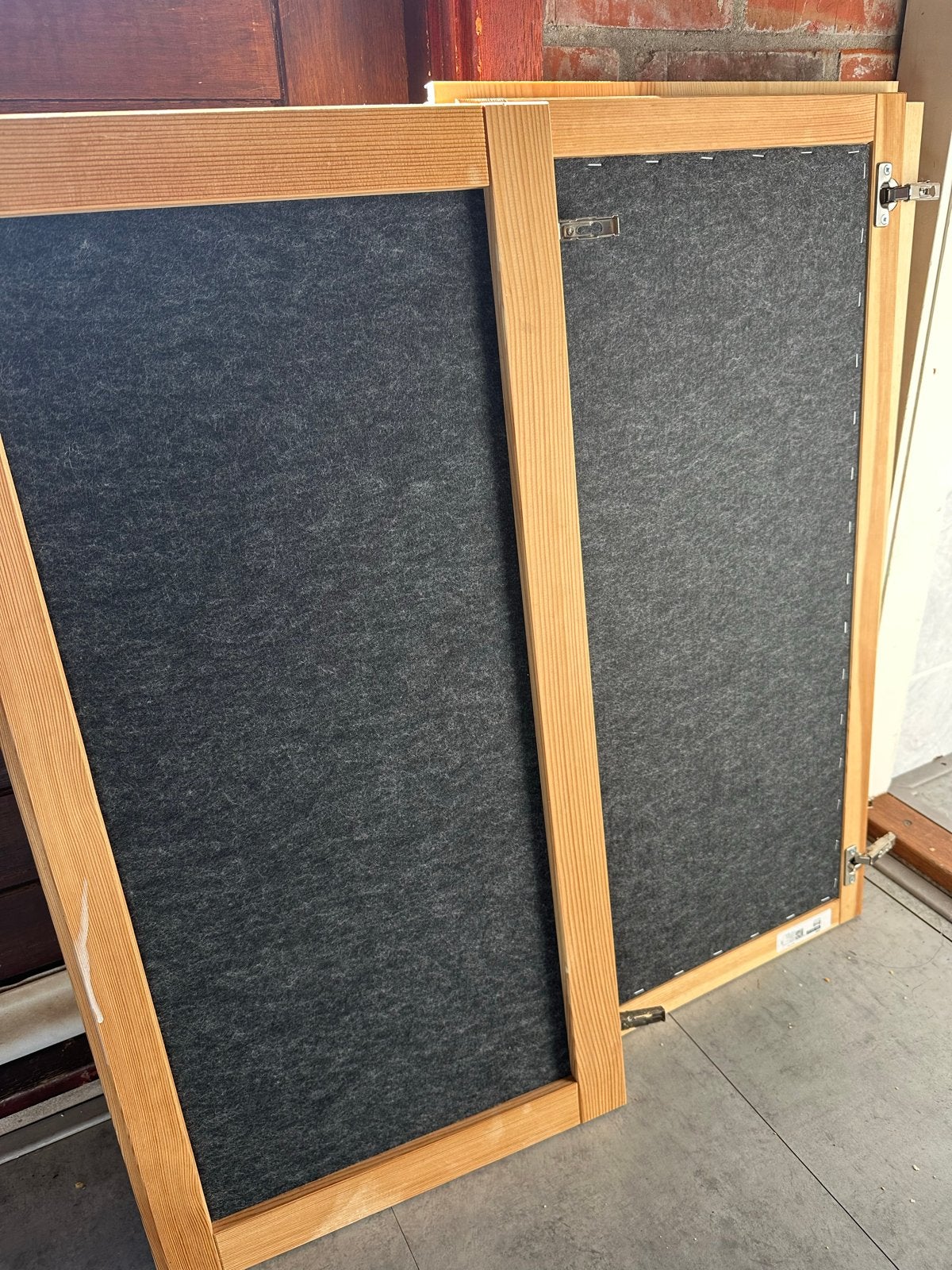 IKEA IVAR Kastdeuren met vilt (2 stuks), Huis en Inrichting, Ophalen, Gebruikt