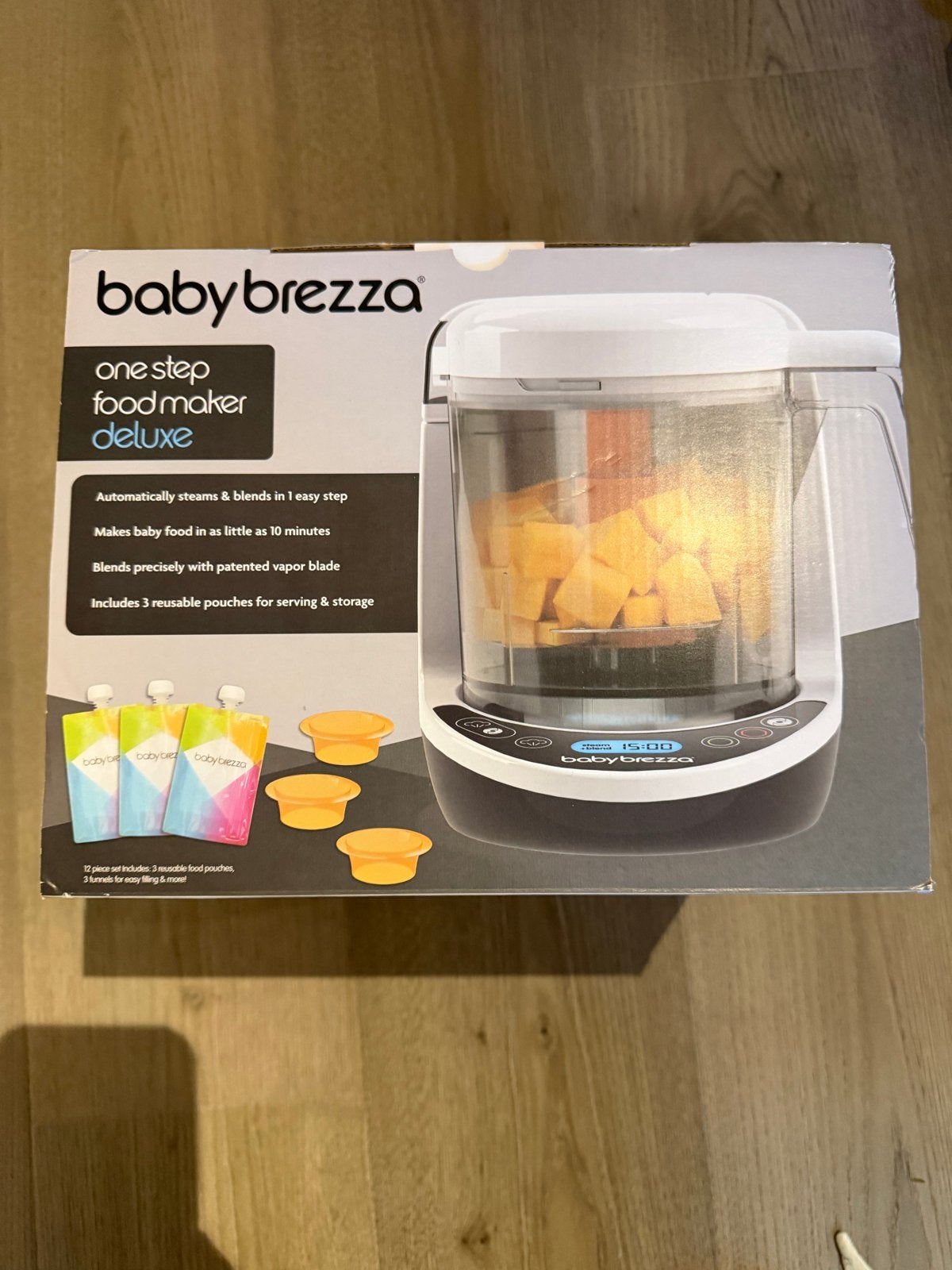 Baby Brezza One Step Food Maker Deluxe, Automatisch, Ophalen of Verzenden, Zo goed als nieuw, Babyvoedingmaker
