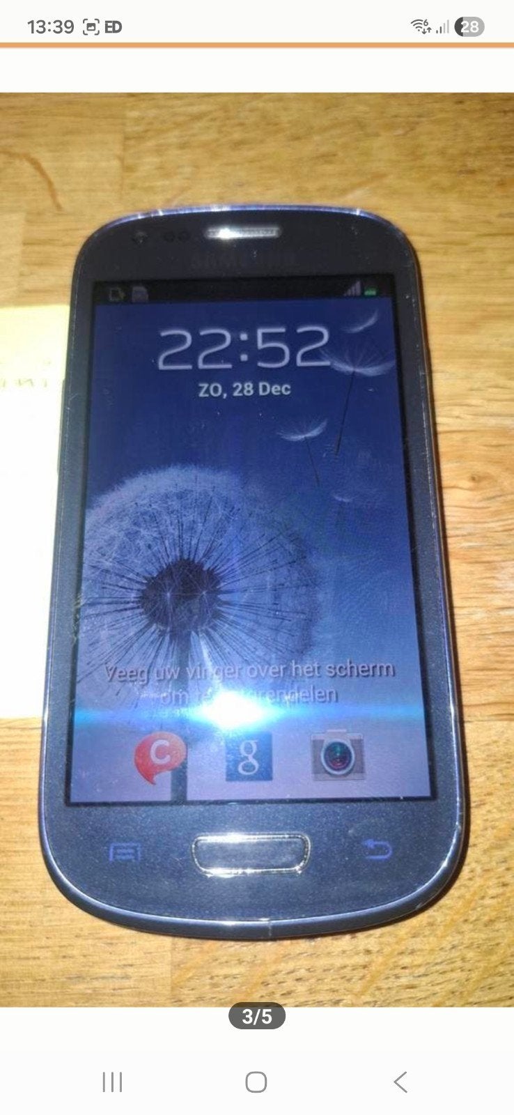 Samsung Galaxy S3 Mini - Gebruikt, Telecommunicatie, Mobiele telefoons | Samsung, Gebruikt, Zwart, Touchscreen, 3 tot 6 megapixel