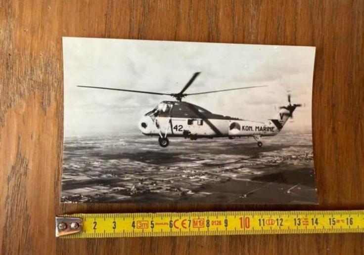 Kaart Sikorsky UH-34 MLD <1962, Ophalen of Verzenden, Gebruikt, Kaart, Foto of Prent