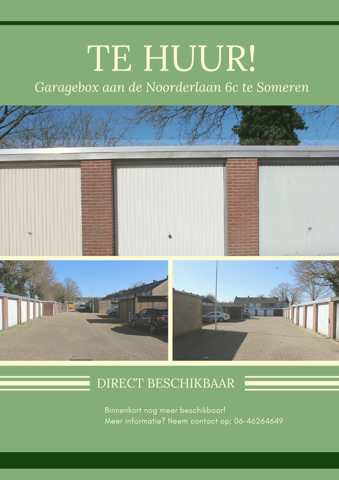 Garagebox in Someren te huur, Huizen en Kamers, Noord-Brabant