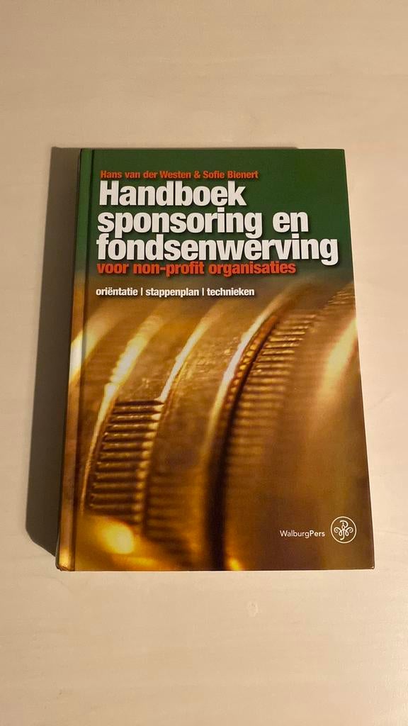 Hans van der Westen - Handboek sponsoring en fondsenwerving, Hans van der Westen, Nieuw, Ophalen of Verzenden, Management