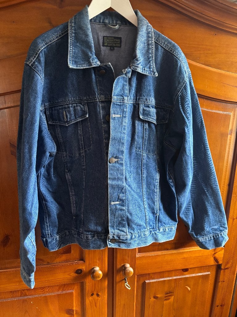 Super spijkerjas heren, New Roads XL, Blauw, Maat 56/58 (XL), Ophalen of Verzenden, Zo goed als nieuw