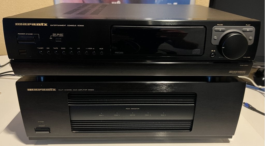 MARANTZ MM500 EINDVERSTERKER & MC500 CD & VOORVERSTERKER, Gebruikt, Niet ingevuld, Tuner of Radio, Niet ingevuld