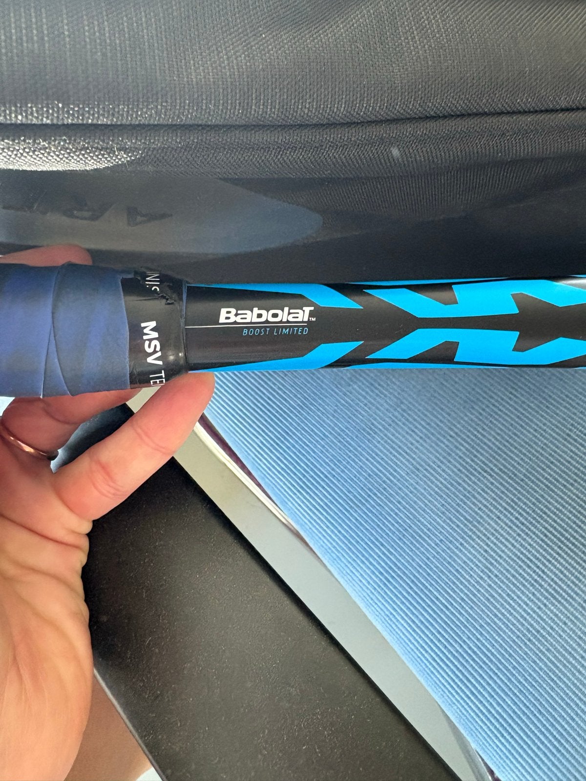 Babolat pure drive 260, Sport en Fitness, Tennis, Ophalen, Gebruikt, L1, Racket