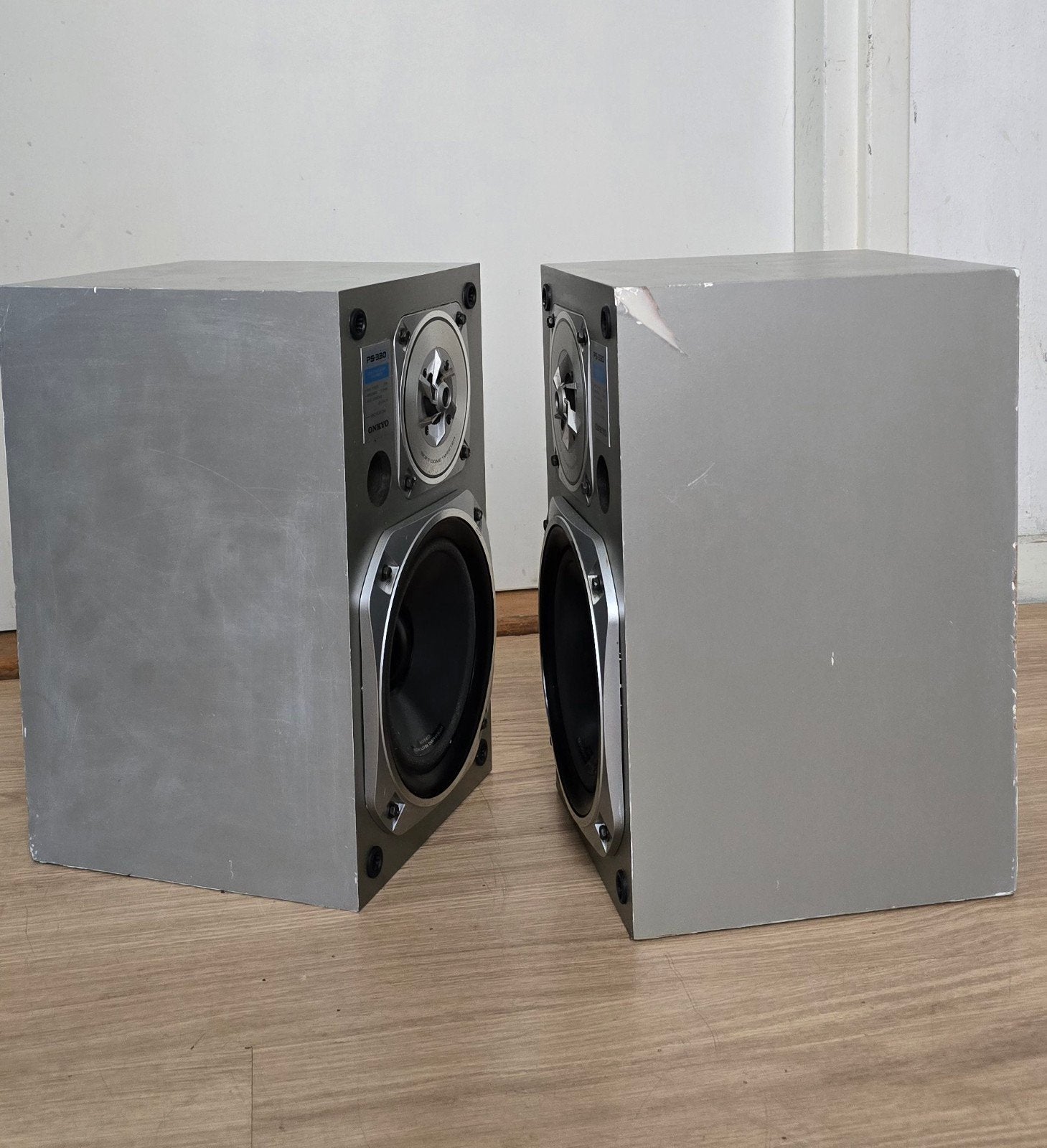 Onkyo PS-330 Stereo Speakers - Vintage Geluidskwaliteit, Stereo speakers, Gebruikt, Ophalen of Verzenden, Minder dan 60 watt