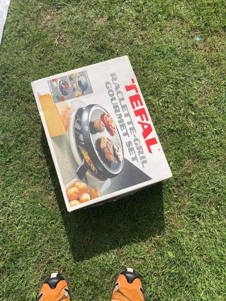 Tefal Gourmetstel Raclette-Grill - Zo goed als nieuw, Ophalen, Zo goed als nieuw, 4 t/m 7 personen