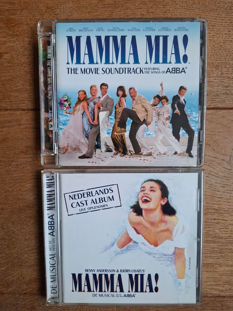 Mamma Mia! Soundtrack & Nederlands Cast Album CD's, Ophalen of Verzenden, Zo goed als nieuw