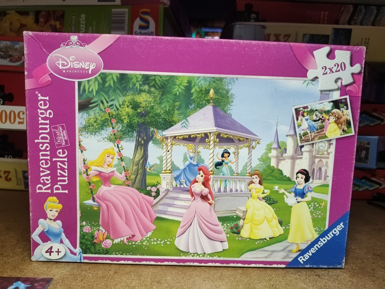 Ravensburger disney puzzel 2x20 stukjes, Ophalen of Verzenden, Minder dan 500 stukjes, Gebruikt, Legpuzzel