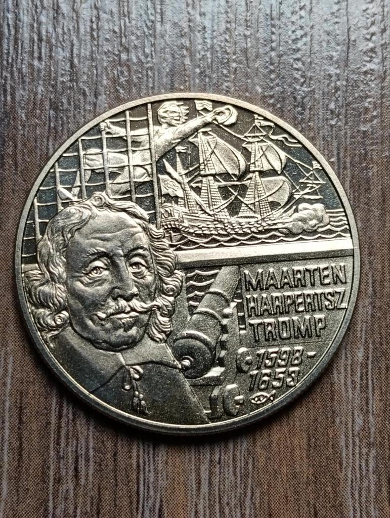 5 Euro munt 1998 Maarten Harpertsz Tromp, Postzegels en Munten, Ophalen of Verzenden, Koningin Beatrix, Euro's, Losse munt