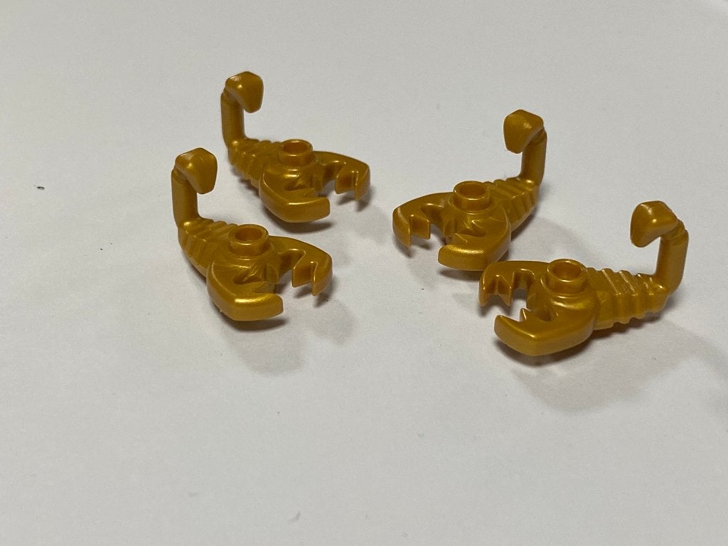 Partij Lego 4x nieuwe schorpioen / scorpion diverse kleuren, Overige thema's, Lego, Overige typen, Nieuw