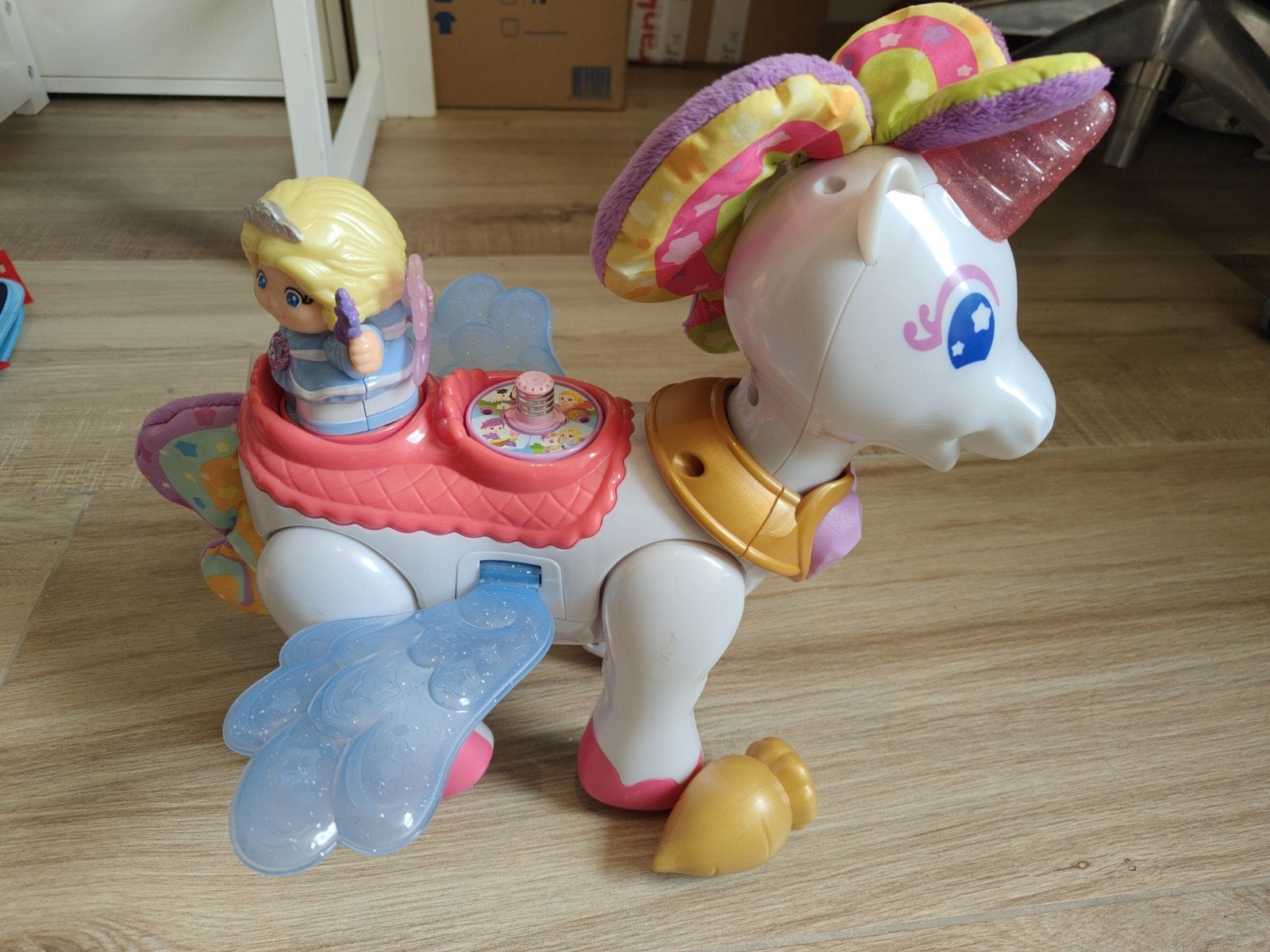 VTech Zoef Zoef Dieren Eenhoorn met Prinses, Ophalen of Verzenden, Zo goed als nieuw, Meisje