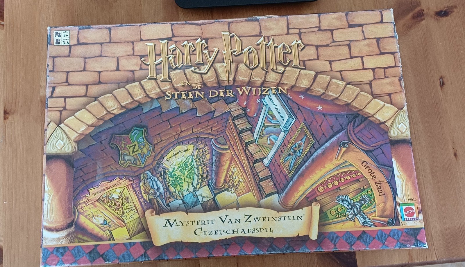 Harry Potter: Mysterie van Zweinstein bordspel (Mattel, 2001, Hobby en Vrije tijd, Ophalen, Gebruikt