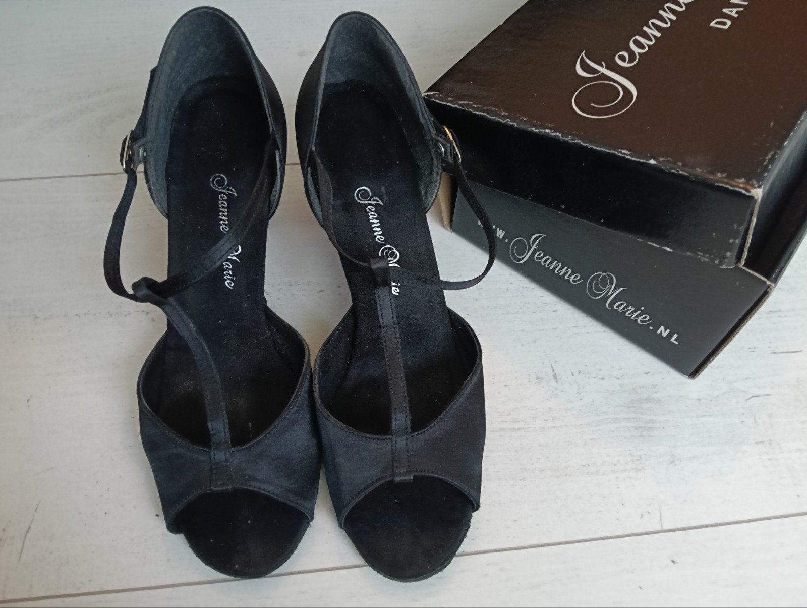 Jeanne Marie dansschoenen maat 39, Jeanne Marie, Zwart, Dansschoenen, Ophalen of Verzenden