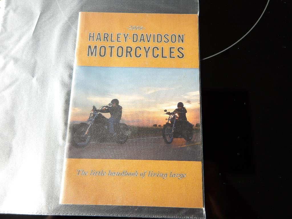 Folder Harley Davidson 2006 Motorcycles, Verzenden, Harley-Davidson of Buell