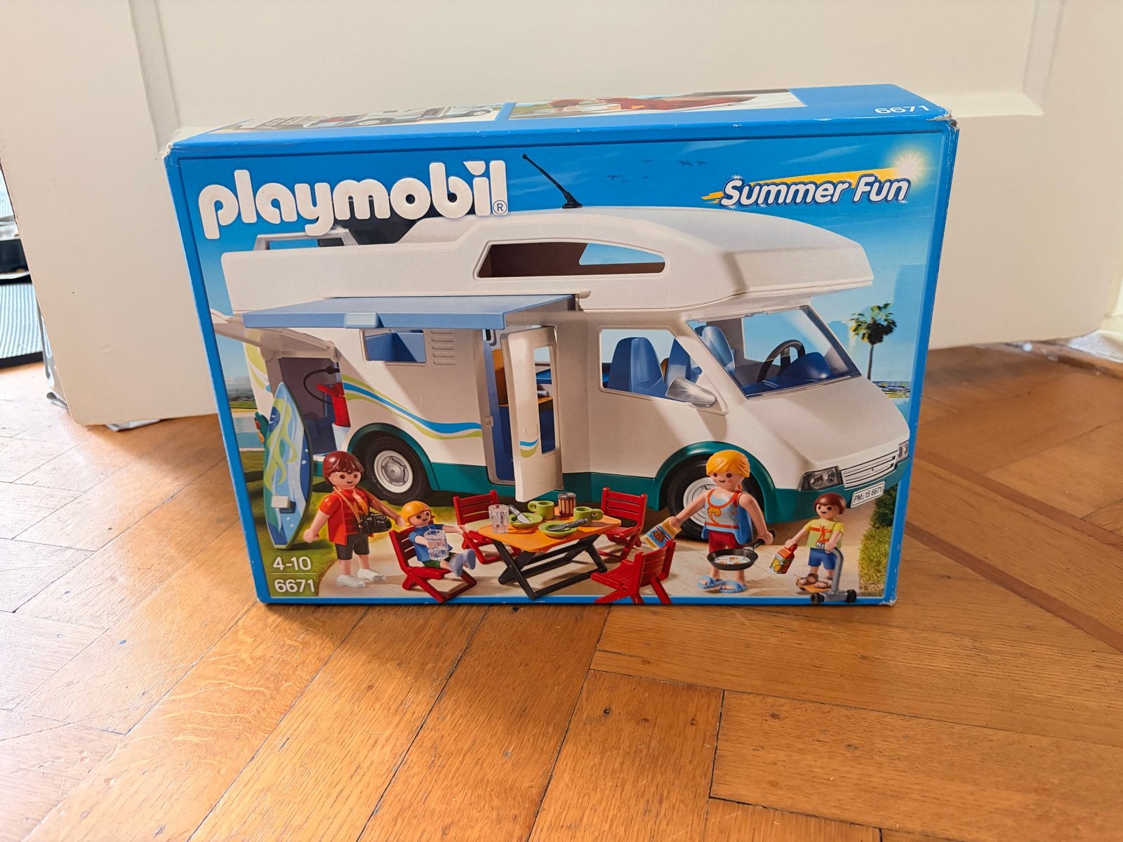 Playmobil Summer Fun Camper 6671 - Compleet met boekje, Ophalen of Verzenden, Gebruikt, Jongen of Meisje