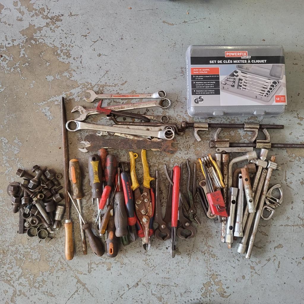 Gevarieerde set handgereedschap, Ophalen of Verzenden, Gebruikt