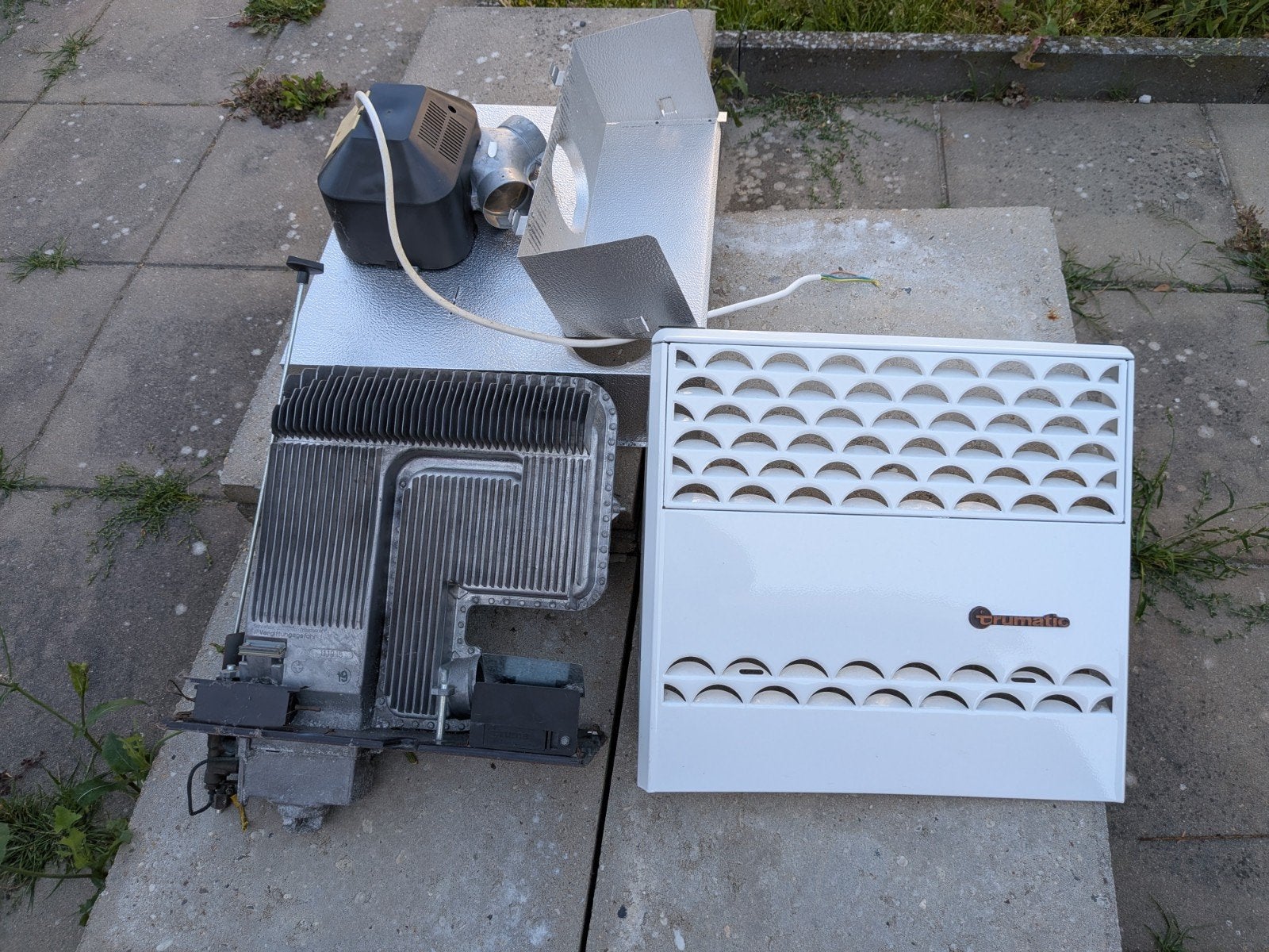 Trumatic verwarming voor caravan - werkend verwijderd, Ophalen of Verzenden, Gebruikt